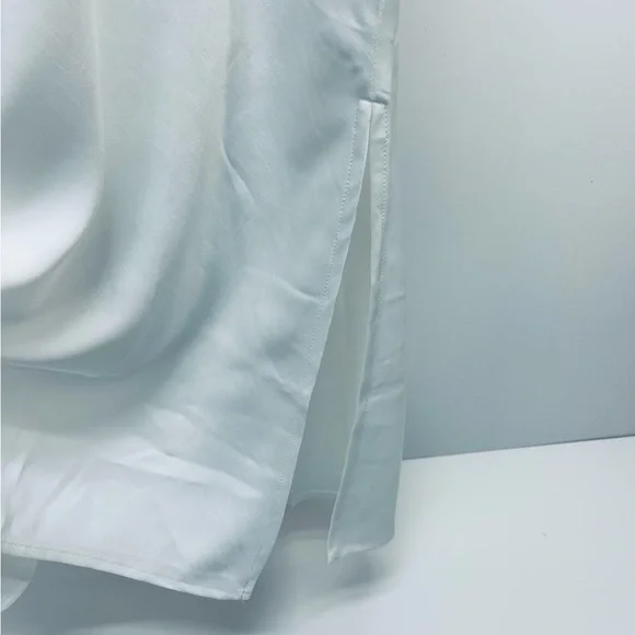 A New Day Dress Size XS Women’s Casual Or Evening Maxi White V-Neck - Picture 4 of 11